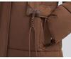 Women's Mid-Length Hooded Down Cotton Jacket - 2024 Autumn Fashion, Casual and Warm Coat