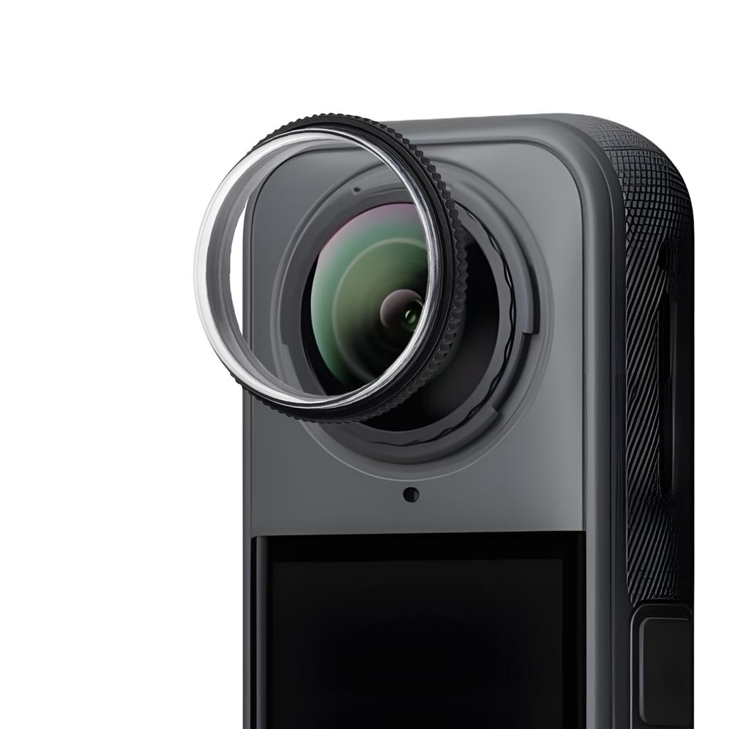 Premium 9H Tempered Glass Lens Guard Screen Protector for Insta360 X5 Plastic HD Camera Lens Protective Cover for Insta360 X5