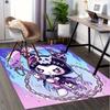 Office Rug Grim Reaper, Cute Art Anti-Slip Rug, Machine Washable for Living Room, Bedroom, Office, Multiple Sizes, Bedroom Mat, Decorative Mat, Durabl