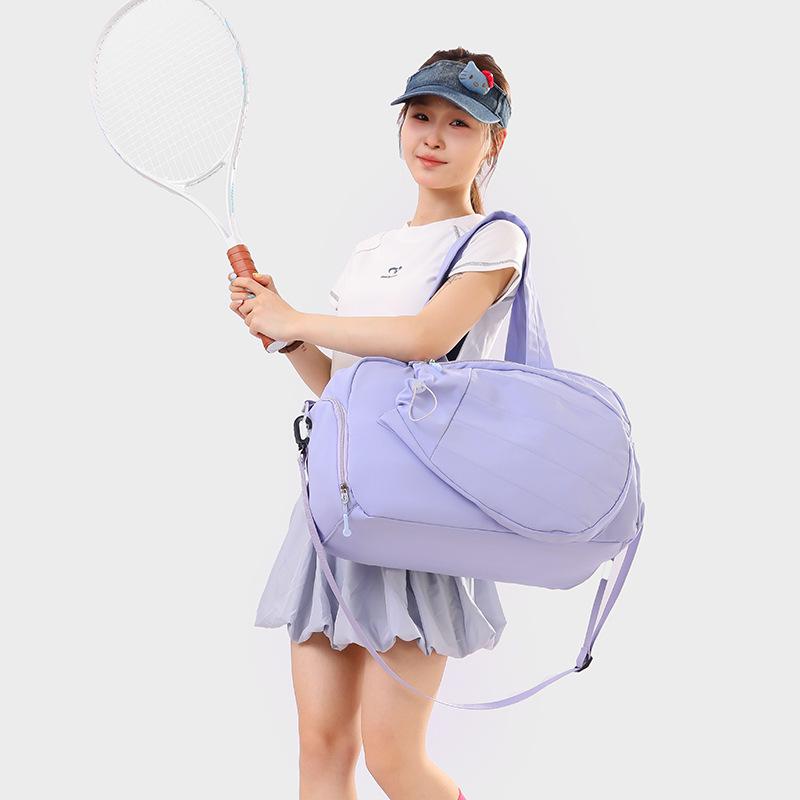 Women's Large Capacity Badminton & Tennis Bag with Dry/Wet Separation - Handheld & Shoulder Options