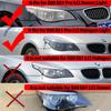 Auto Accessory Replace Transparent Lights Shell Headlight Housing Cover for BMW E60 E61 5 Series 520 523 525 530i 2004-2007