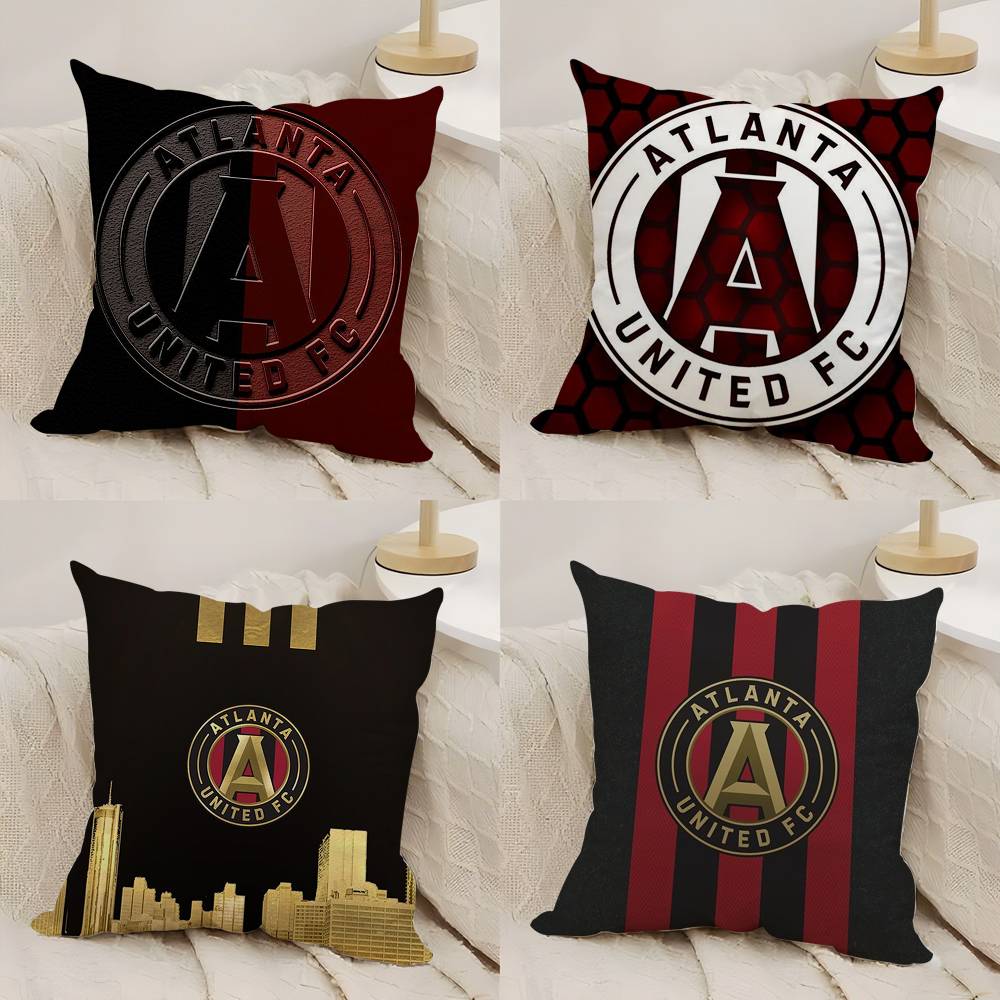 American Cities Atlanta Pillow Case Plush Fabric Soft Double Sided Print Home Sofa High Quality Cushion Cover Throw