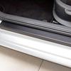 4ks/sada Univerzální samolepky na auto Samolepky na auto na prahu proti poškrábání Carbon Fiber Auto Stickers