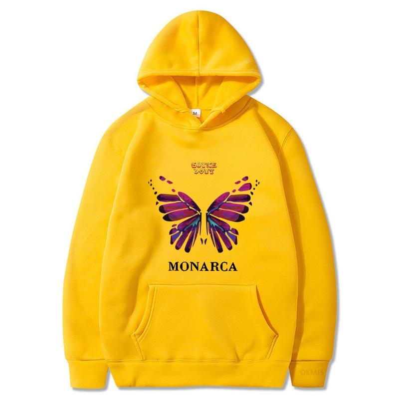 Eladio Carrion Sauce Boyz Monarca Funko Pop Anime Hoodies  Unisex Cool Casual Streetwear Y2K Street Fashion Pullover Clothing