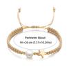 Pearl Bead Star-Shaped Bracelet Adjustable Casual Bracelet Bangle Woven Bracelet  Men