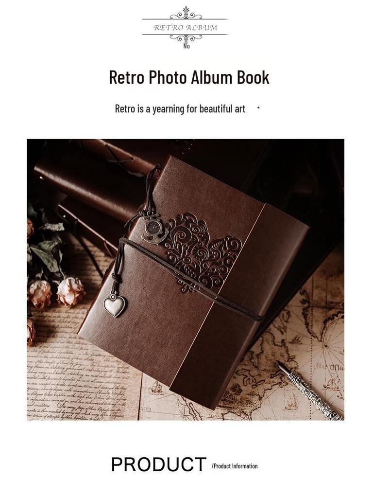 Handmade DIY Polaroid Scrapbook Photo Album for Children's Memories & ID Photos