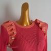 Sample Shirt Sexy round Neck Pullover Chic Beaded Flare Sleeve Sweater Women's Fall Slim Fit Bottoming Shirt Tops Trendy