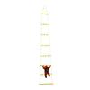 Santa Claus Climbing Ladder Christmas String Lights - Holiday Hanging Decorations