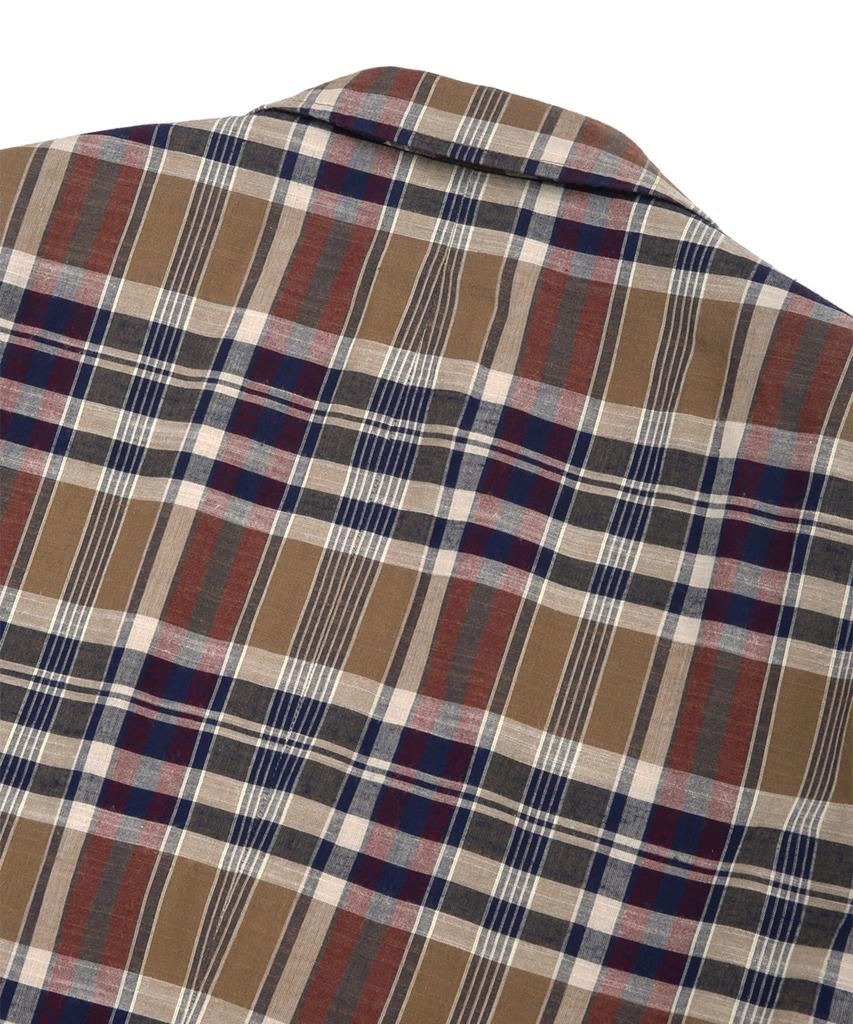 Brooks Brothers Classic Fit Cotton Madras 2-Button Jacket (Brown) (Bbjsmf84624Es)