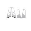 For Hyundai Tucson 2016-2021 Matte Silver Inner Door Handle Lock Frame Trim 4PCS