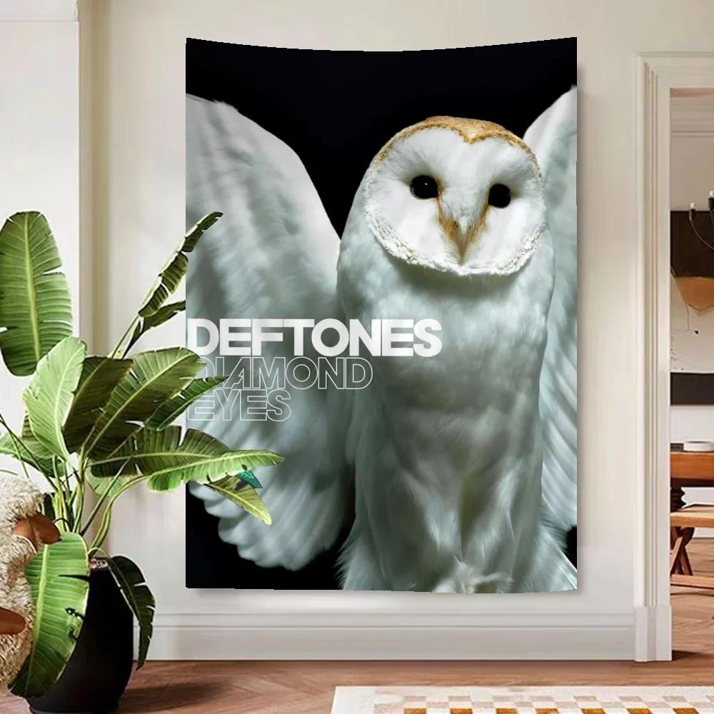 Cantante Hip Hop Star Deftones Appeso Arazzo Boemo Arazzi da Parete Boemi Mandala Kawaii Decorazione Stanza
