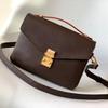 Guangzhou Retro Monogram Genuine Leather Women's Crossbody Messenger Bag