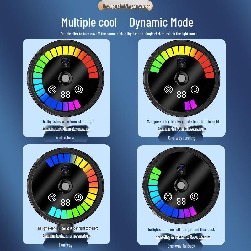 Starry Sky Sound-Activated Car Air Freshener & Purifier with Automatic Spray and Charging Light