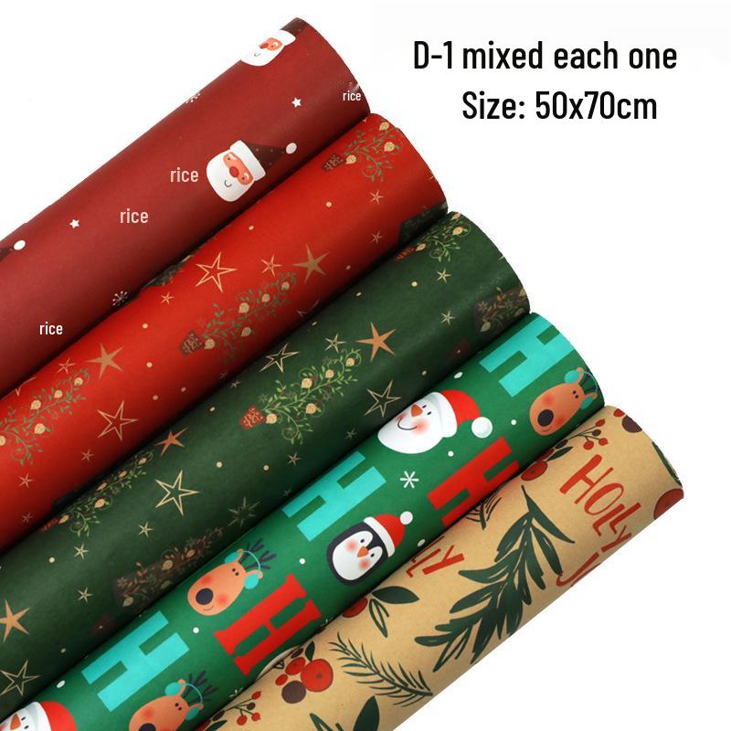 Vintage Style Christmas & Birthday Wrapping Paper for Gifts & Toys