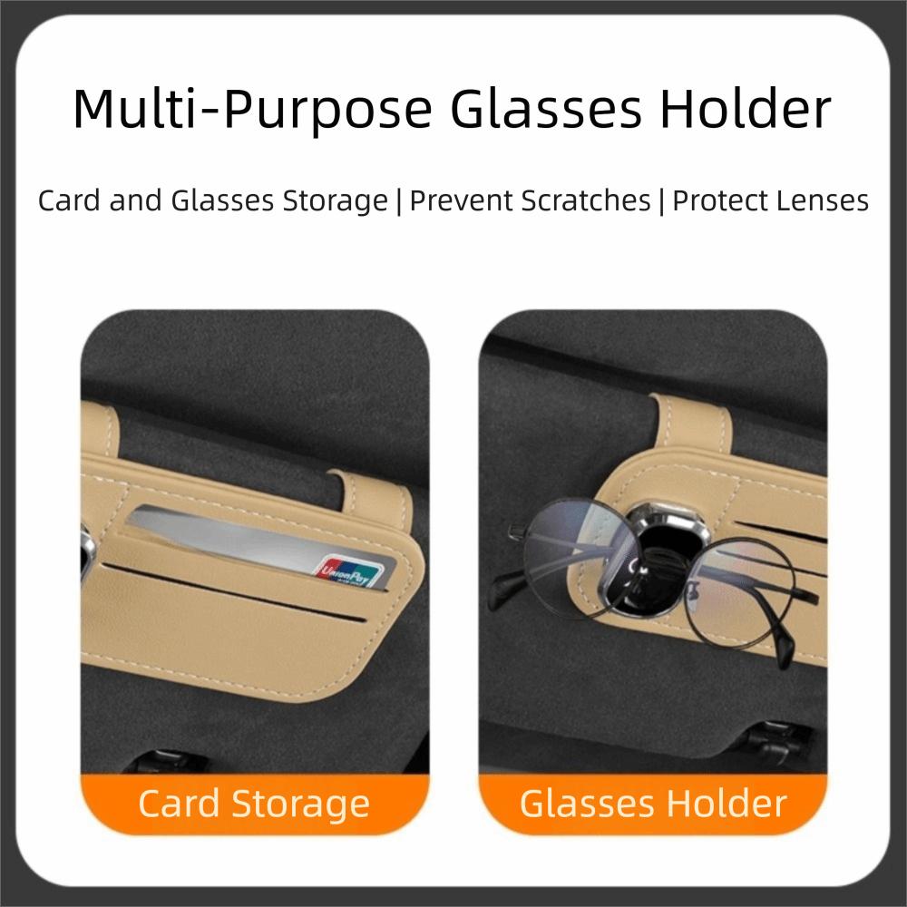 Universal Fit Glasses Clip Anti-scratch Eyeglasses Hanger Vehicle Accessories