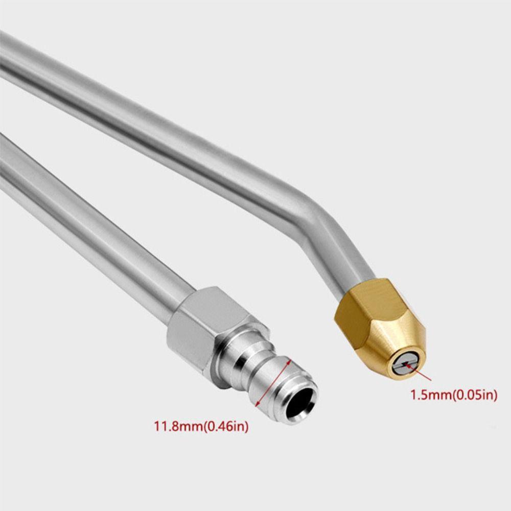 Multi-Angled High Pressure Washer Nozzle 360 ° Rotatable Car Washer Extension Wand Water Broom