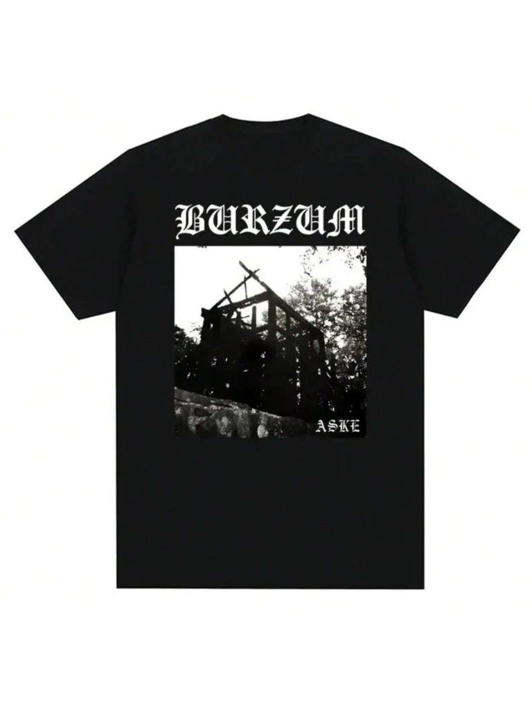 Vintage Metal Band Album Cover Print Music T Shirt Men Women Fashion Casual Short Sleeve Plus Size T Shirt Unisex