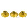 3pcs Grinding Wheel Brazed Grinding Head 14mm Thread For Marble Granite Terrazzo Quartz Concrete Polishing