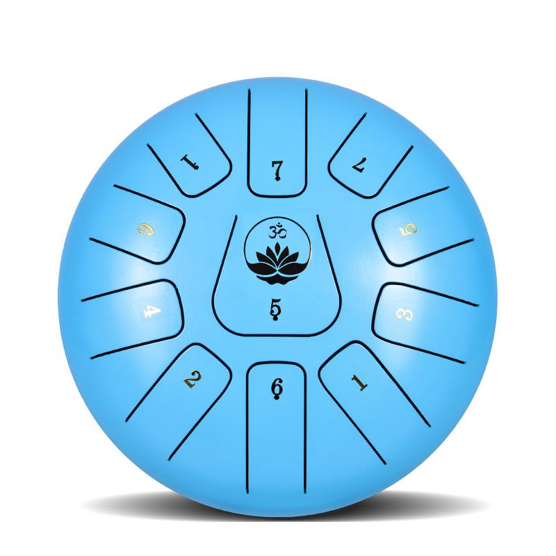 Éterický ocelový jazykový buben - 6/8/10/12/13/14 palcový Handpan perkusní nástroj.