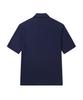 SOLEW Cotton Oversized Short Sleeve Shirt_Navy
