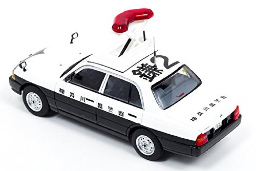 Hiko seven Nissan Crew 1995 Prefekturální policejní stanice Kanagawa Policejní vozidlo UP Hotový produkt RAI'S 1/43 (Specifikace výtahu)