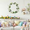 Easter Egg Garland 5ft Egg Artificial Spring Wreath Easter Decorations Garland For Indoor Home Room Dormitory Window Porch Daily