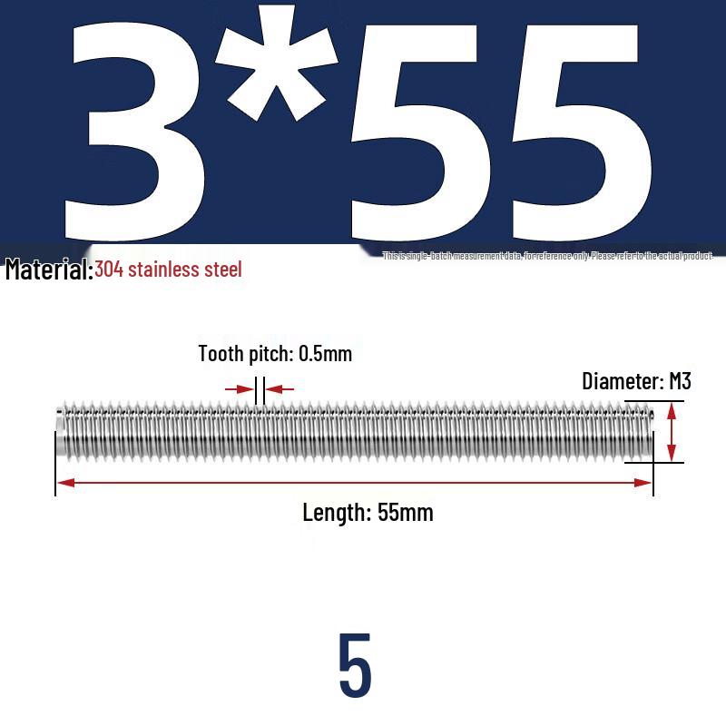 Полностью резьбовая шпилька Ally из нержавеющей стали 304