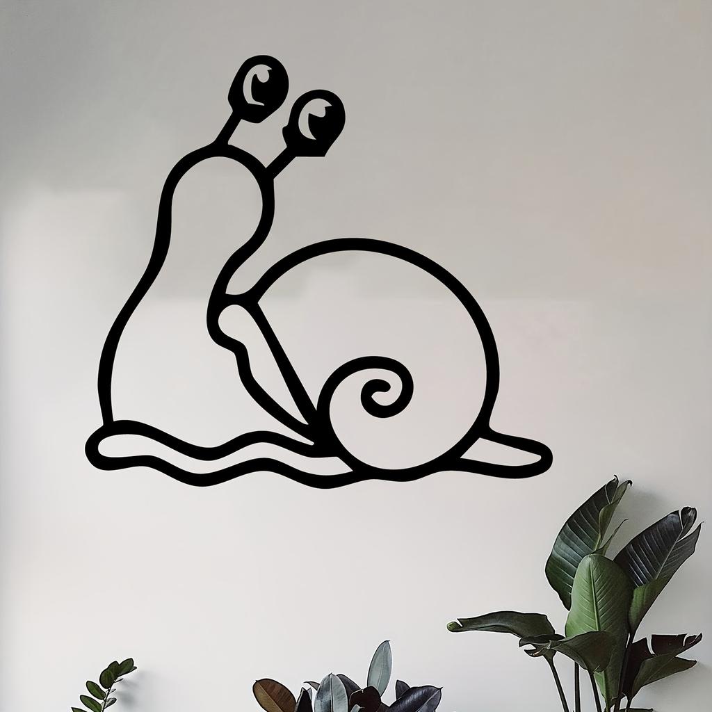 1pc Cute Snail Iron Wall Art Metal Garden Decor Outdoor Yard Fence Mural Holiday Gift