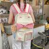 Schoolbag Junior High School Girls Schoolbag New Large Capacity High Value Ins Wind Children Backpack Primary School Students Cute Backpack