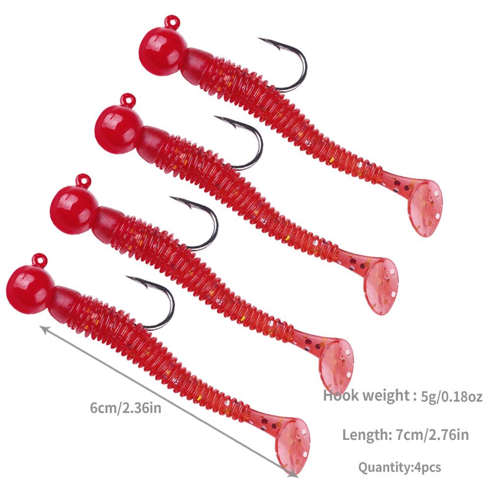 

мягкие приманки с джиг-головкой джиг-головка для троллинга Морская зимняя приманка для рыбалки Мягкая приманка Искусственная блесна Резиновые приманки