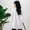MLB Sweatshirts Unisex Ivory White Crew Neck Moderate Regular 3AMTB0124-50IVS