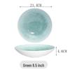 ZISIZ Gradient Wide-Mouth Ceramic Ramen Bowl