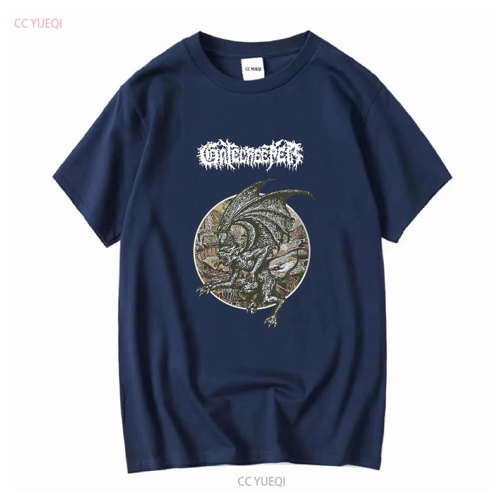 New Gatecreeper American Death Metal Band Deserted Show Left T shirt Size S 2XL long sleeves vintage Washed Versatile Soft