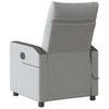 Foldable Massage Armchair, Electric, Grey, Fabric