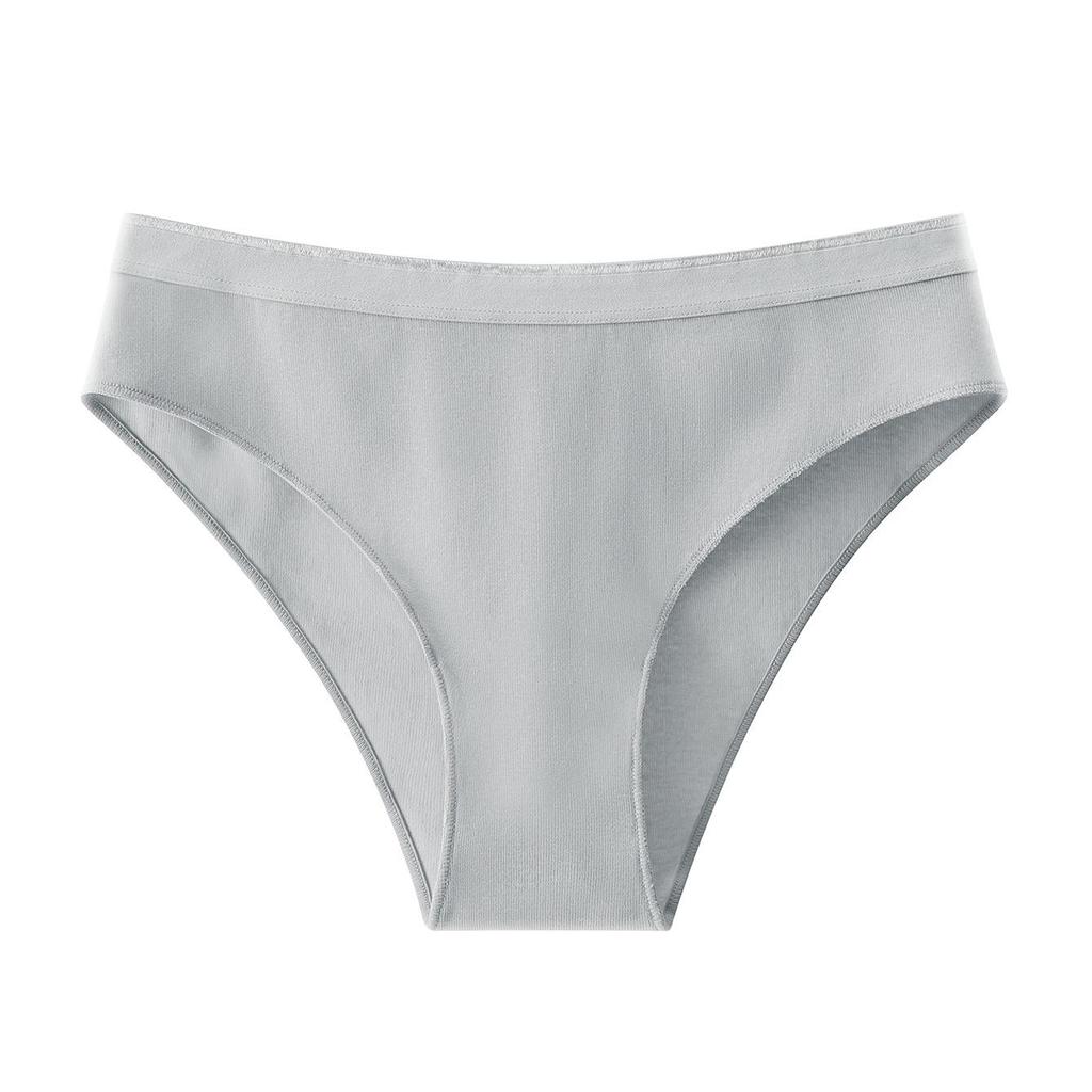 High-Quality Pure Cotton Mid-Waist Women's Briefs - Plus Size Available