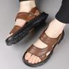 Men's Summer Massage Soft Sole Casual Beach Sandals Brand Comfortable Outdoor Refreshing and Breathable Thick Sole Beach Sandals