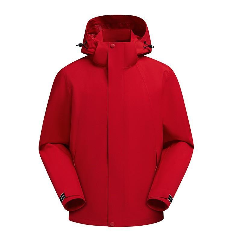Herren Damen Outdoor Wasserdicht Winddicht 3-in-1 Abnehmbare Jacke Mit Fleece-Futter Wandern Camping Trekking Skifahren Radfahren