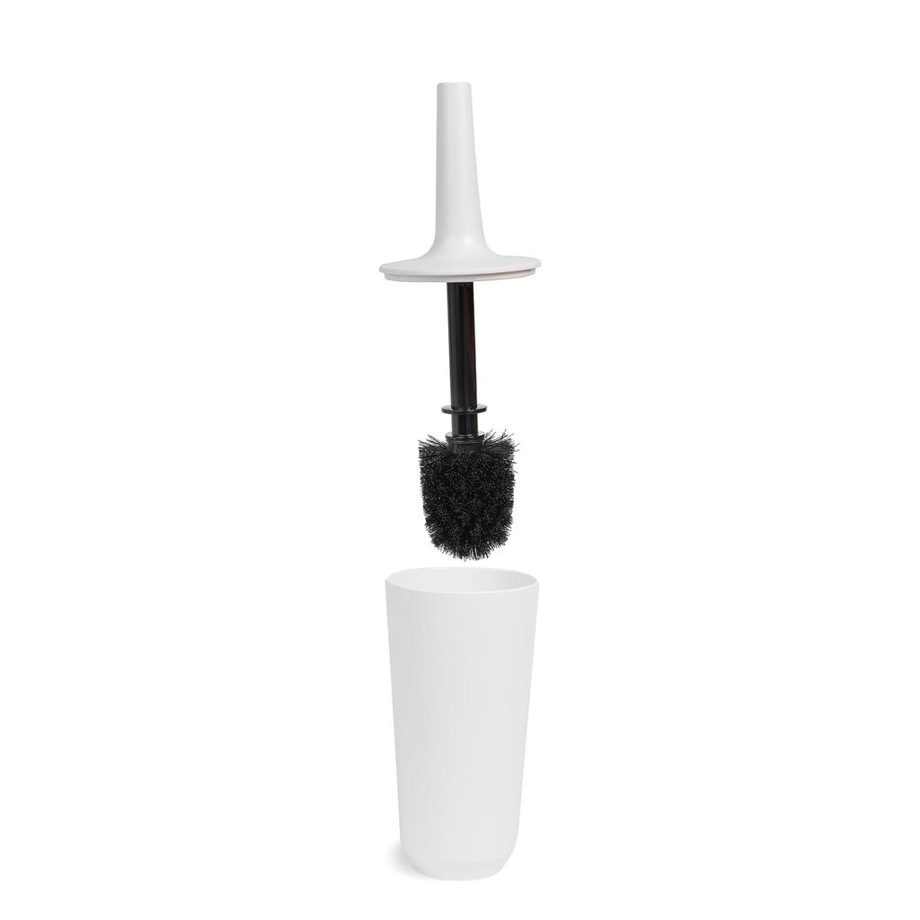 Umbra Toilet Brush with CORSA 21004478660 Case, White,