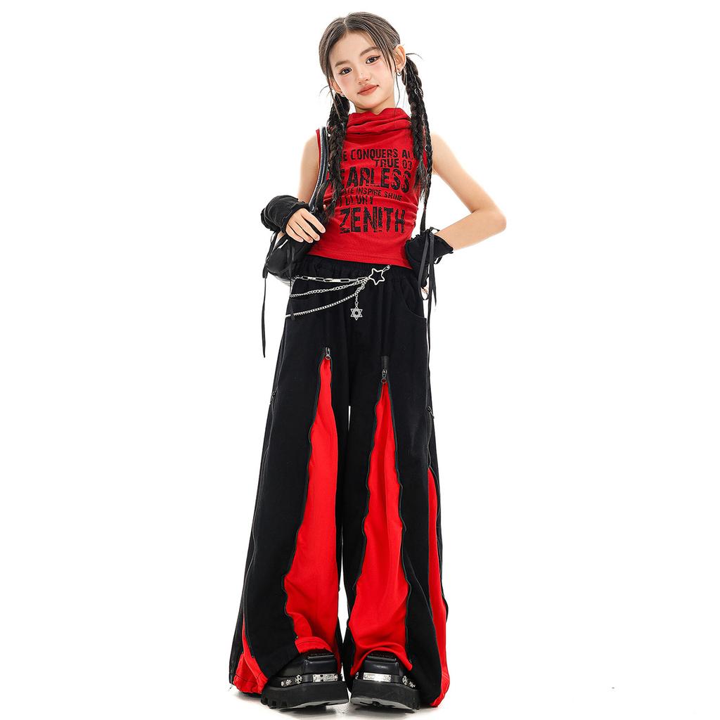 Kinder Jazz Tanzkostüme Mädchen Street Dance Trendige Kostüme Kinder Jazz Damen Gruppenstil Anzüge Mädchen Jazz Tanzkostüme