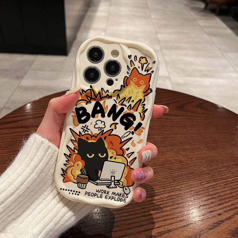 With Hanging Chain Cute Cat Phone Case For Xiaomi Note 15 Pro 14 13 12 Pro 11 Plus Redmi 15 15C 4G 14C 13C 12 A5 Soft Cover Sili