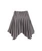 Comoni Nose W Stripe Layered Skirt [Brown]