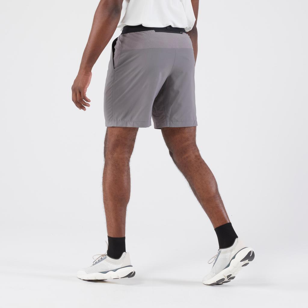 Decathlon Running Quick Dry, Lightweight, Breathable and Comfortable Sports Shorts Men's Dark Smoke Grey