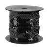 1PCS Flat Round Sequin String 100 Yards Paillette Ribbon Embellish Sequin Trim Costumes