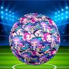Custom Name Personalized KPop Demon Hunters-A Print Size 5 Soccer Ball Training & Match Football, for Team, Kicking, Gift for Football Enthusiasts