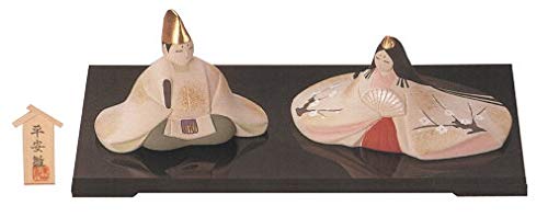 Authentic Hina dolls that can be easily displayed Shipping [Heian Dolls] [Ceramic hand-painted] ¥0
