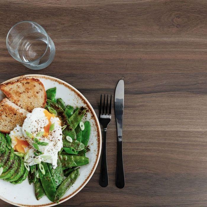 Table - Milan T - 70 x 70 cm - Bois - Montage facile - Style contemporain