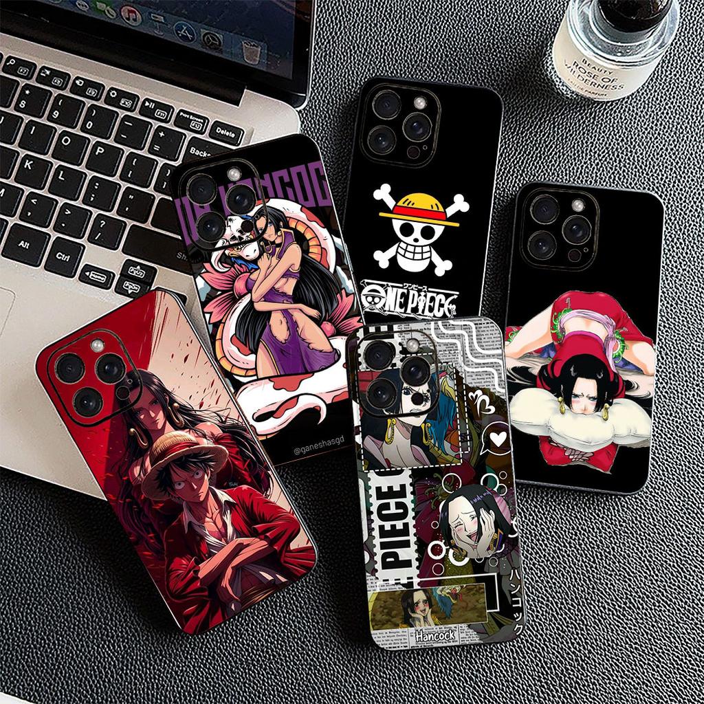 Cover for Samsung Galaxy S10 S8 S9 Plus A33 A34 A31 70 A71 A72 Note 20 9 8 S10E Casing Phone Case One Luffy Pieces Boa Hancock