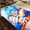 1PC Dragon Ball Super  Print Flannel Blanket, High Quality All Seasons, Home Decor, Warmth and Comfort, Perfect for Christmas Gifts
