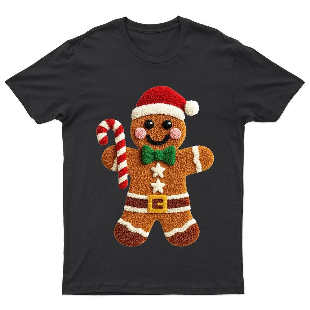 

Gingerbread Man Christmas Holidays MenS TShirt WomenS Tee Graphic Unisex Top Unisex T-Shirt XL