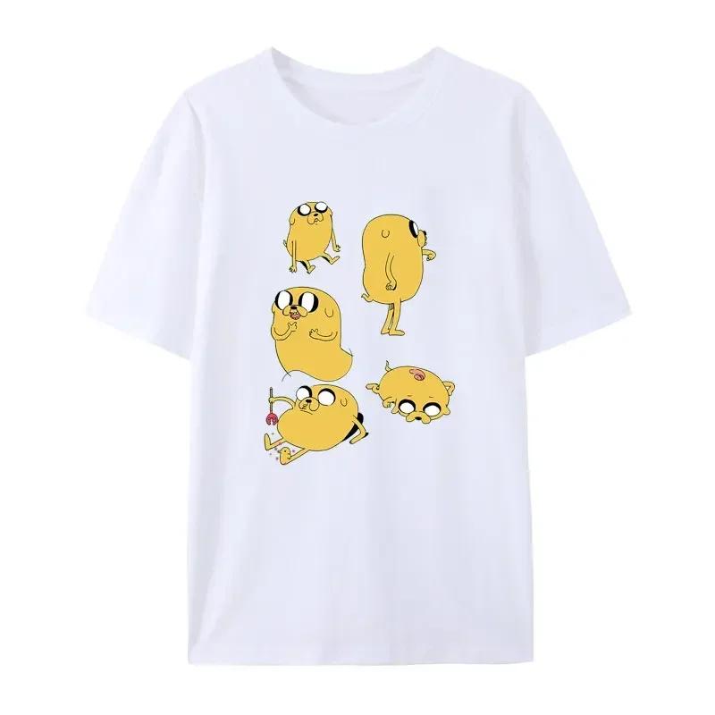 

Футболка з принтом у стилі аніме, собака, любитель барбекю, літня жіноча бавовняна ретро повсякденна футболка з круглим вирізом, топи L